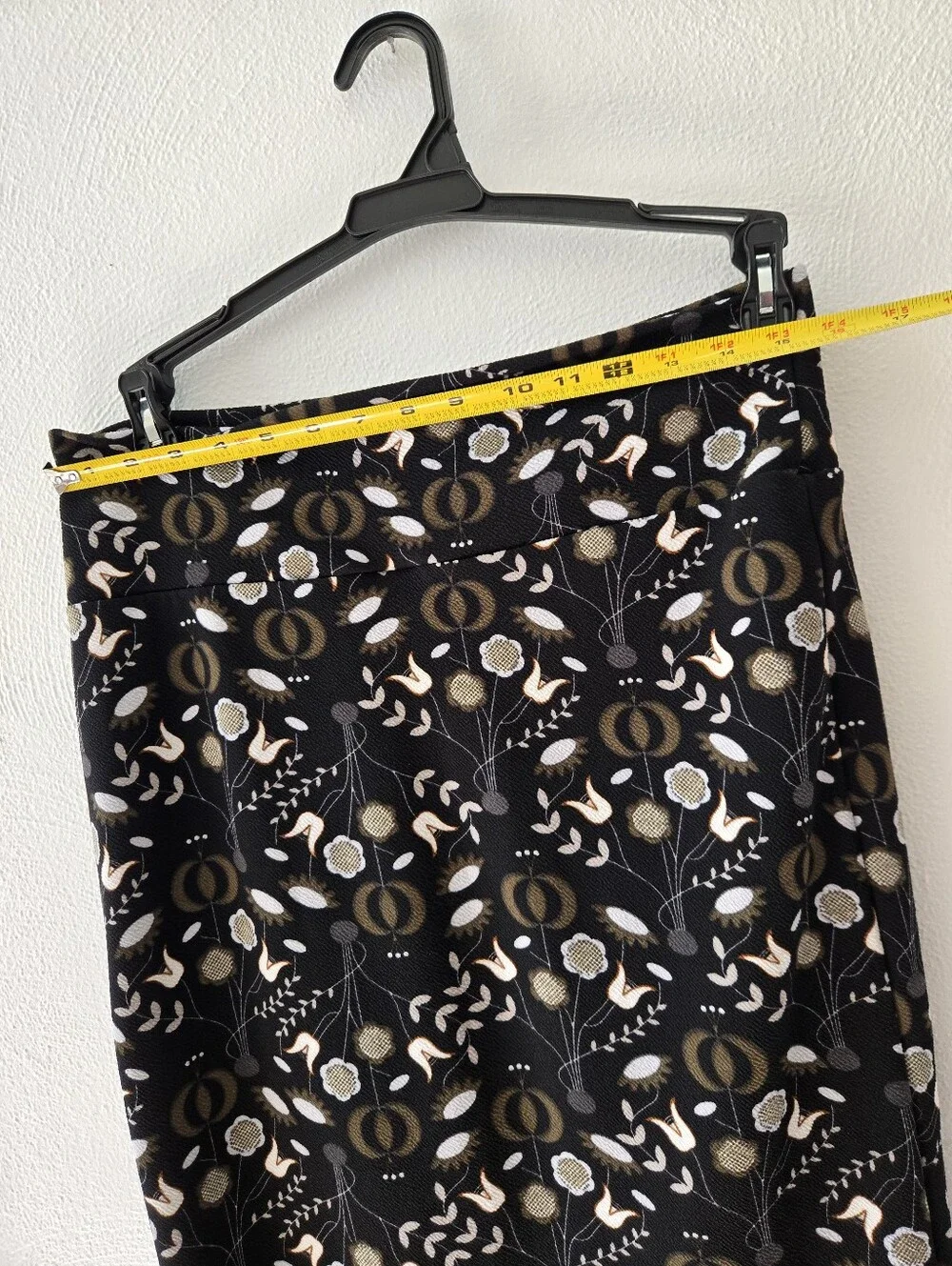 LuLaRoe Black Floral Skirt